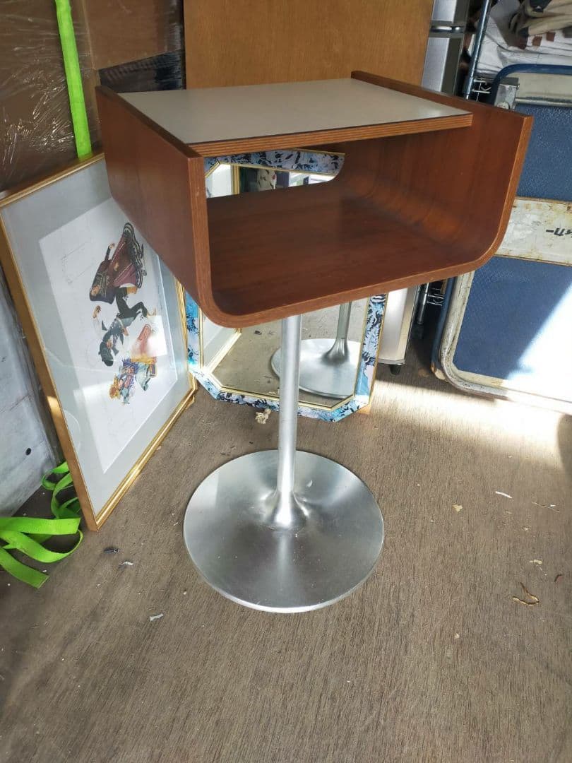 天童木工 70～80年頃の電話台 サイドテーブル コンソール　ミッドセンチュリー