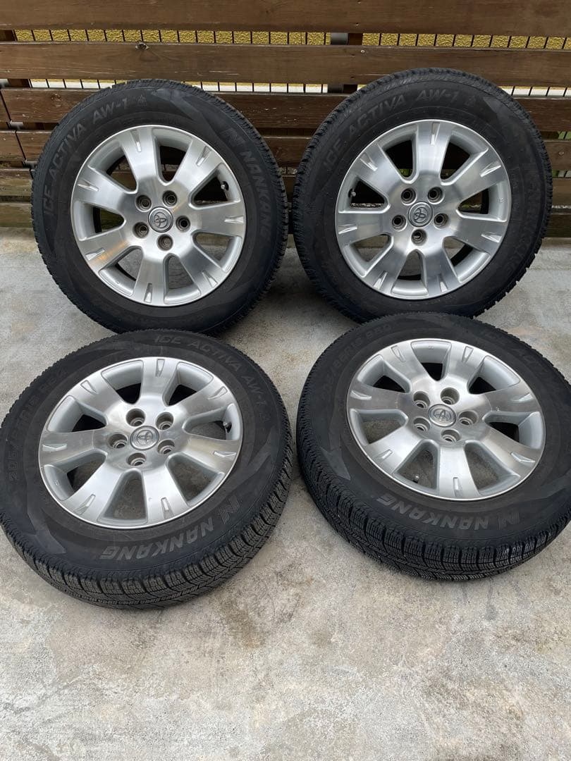 配送のみ☆ アルファード10純正ホイール16インチ　タイヤ付き　4本