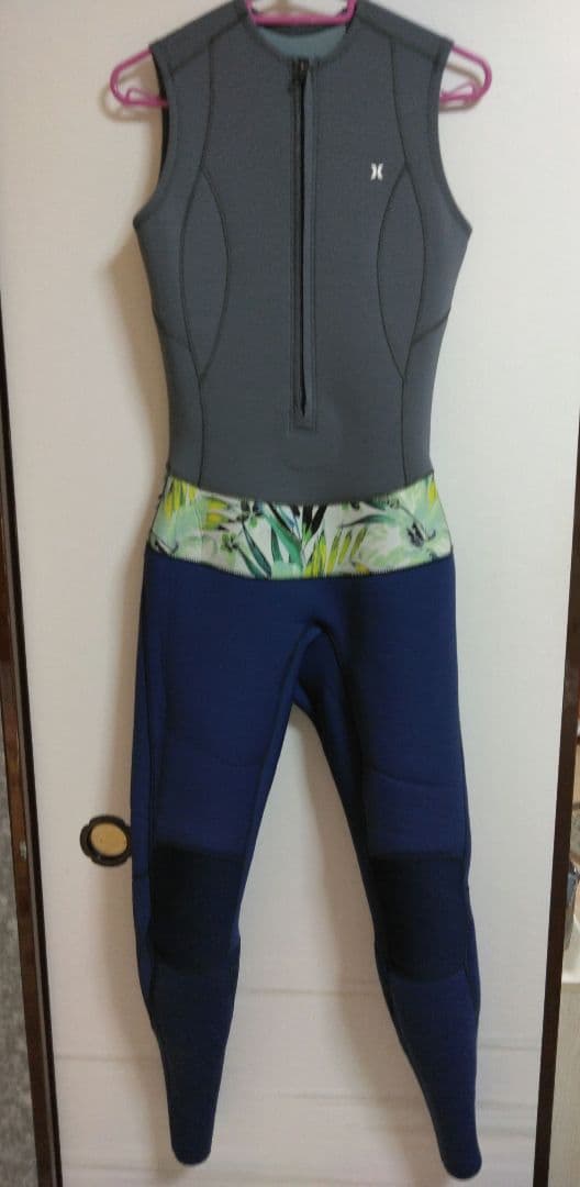 中古美品　HURLEY ハーレー レディース ウェットスーツ ロングジョンL