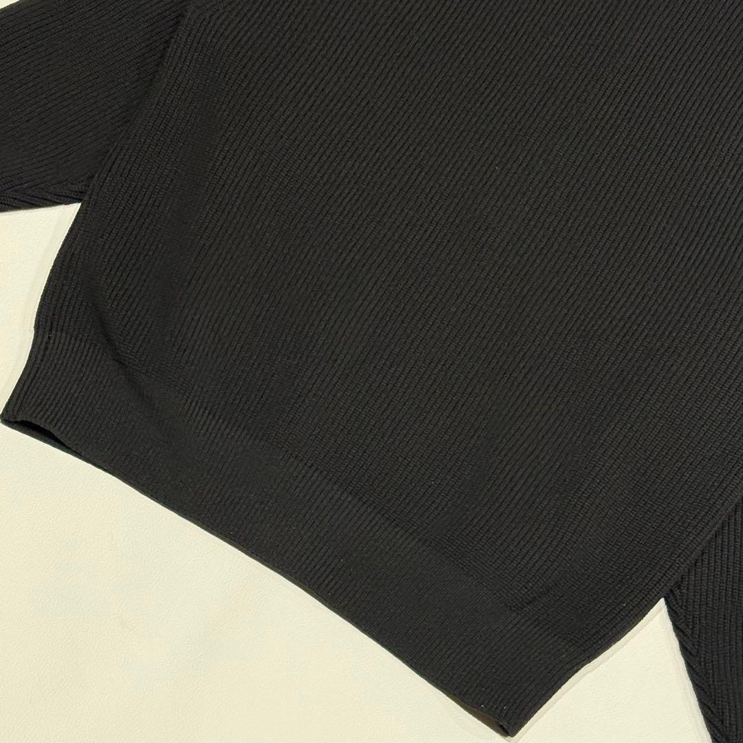 極美品 ビームス別注 フレッドペリー ドライバーズニット 黒 Mサイズ