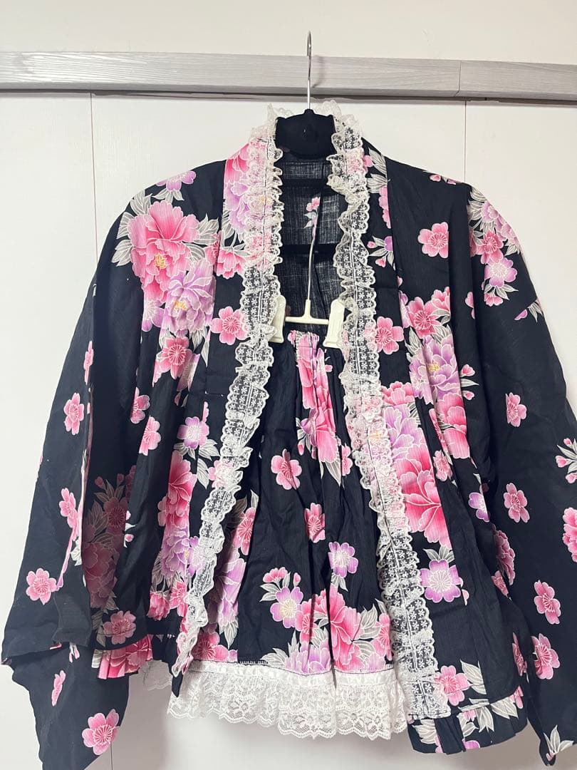 浴衣ドレス （帯付き） 大人用フリーサイズ