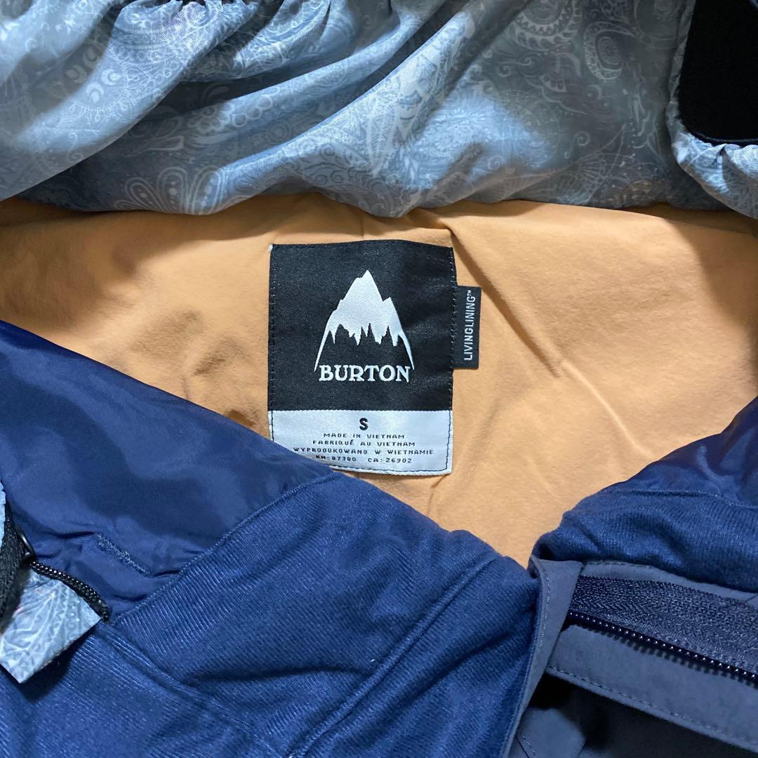 BURTON スノーボードウェア サイズS ネイビー