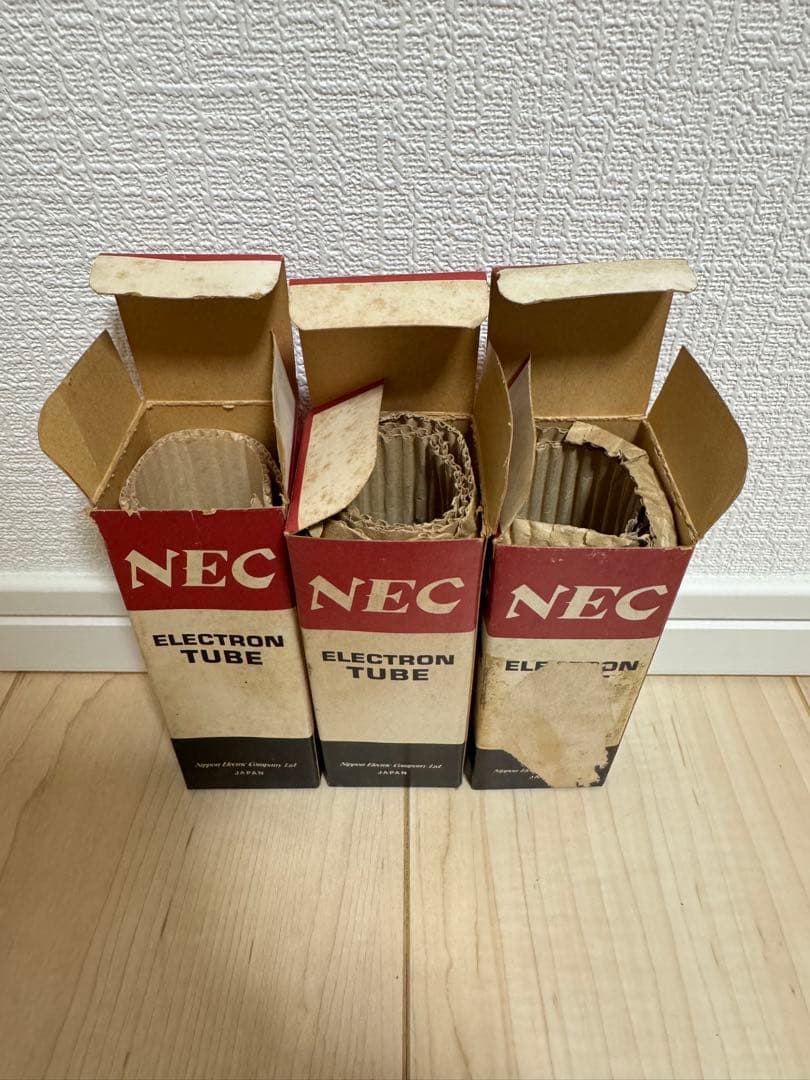 D*r様 NEC 6CA7 真空管 4本セット 箱付き 動作未確認