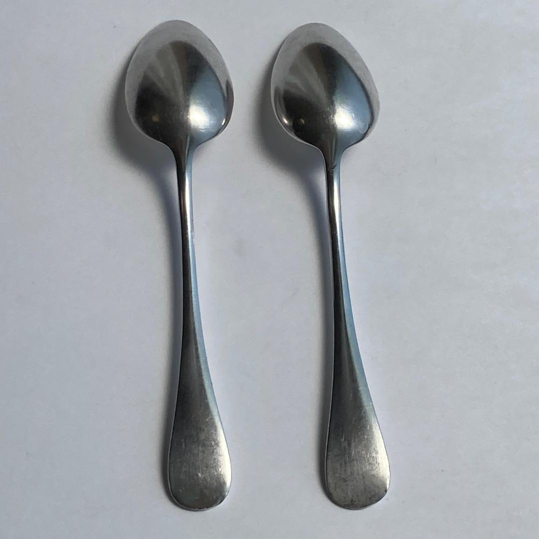 ノワゼット⭐️フランスアンティーク⭐️ティースプーン　4本セット　純銀P