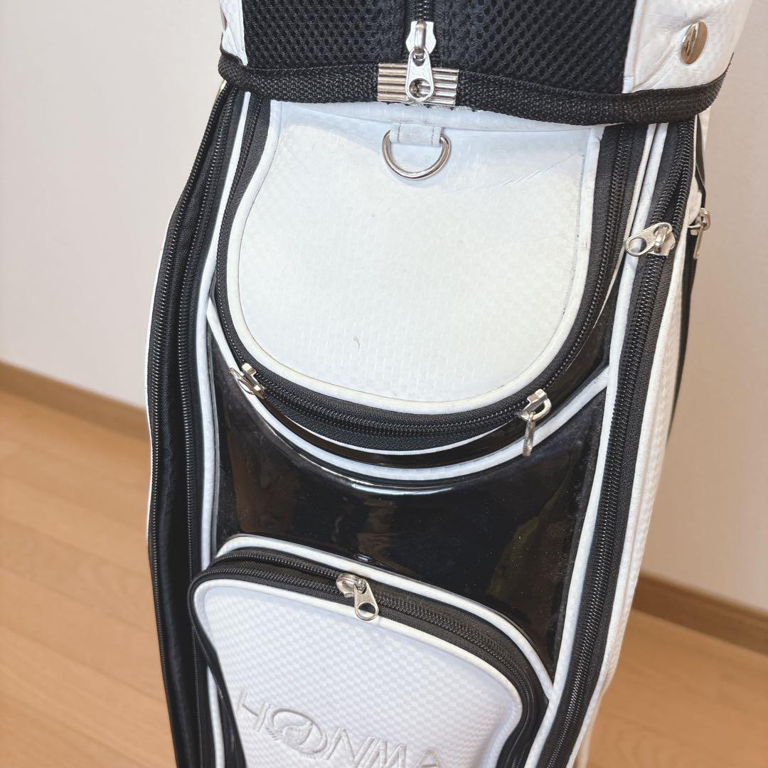 K398 HONMA TOUR WORLD キャディバッグ ホワイト