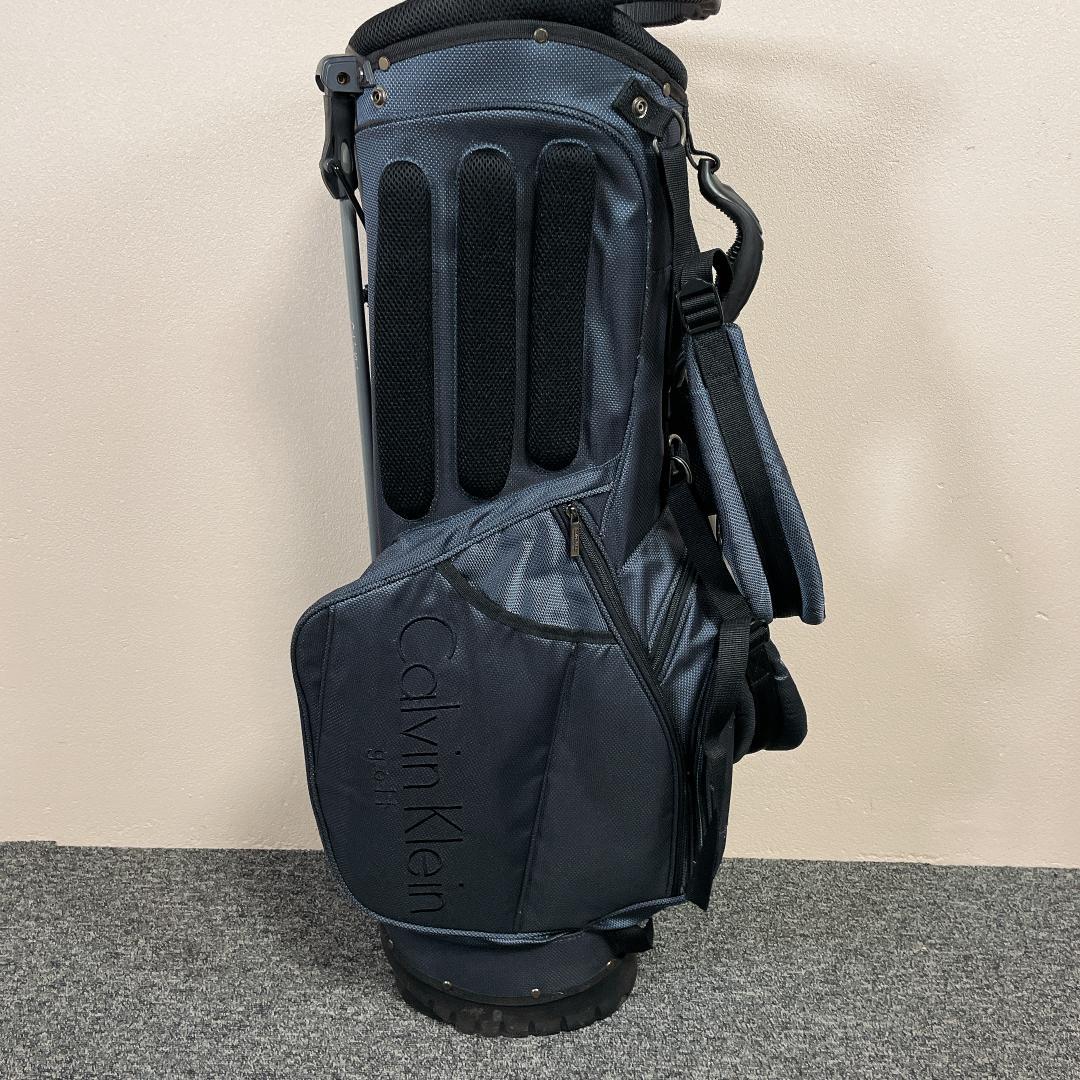   カルバンクライン　スタンド式 キャディバッグ　ネイビー