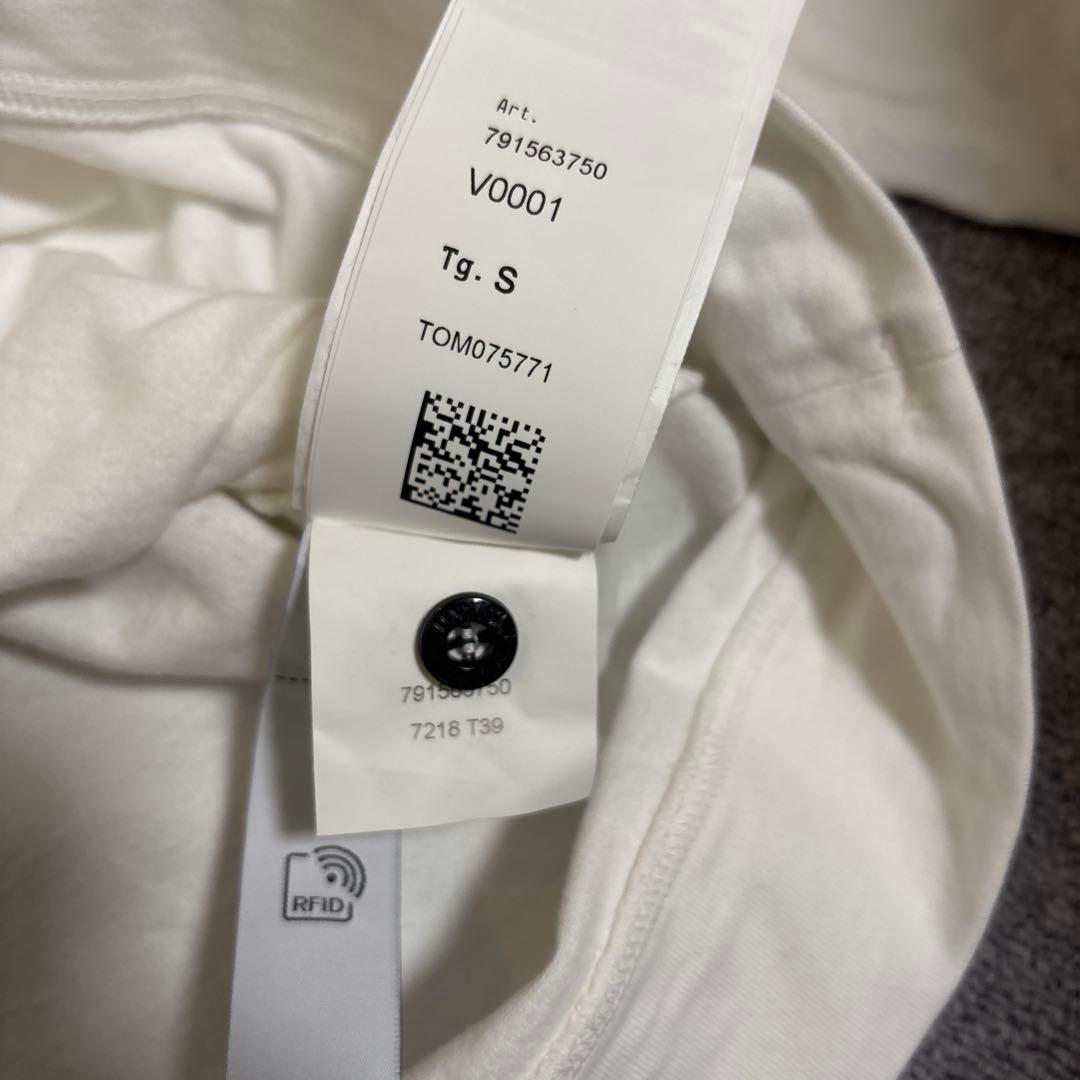 Stone  ホワイト 長袖トレーナー