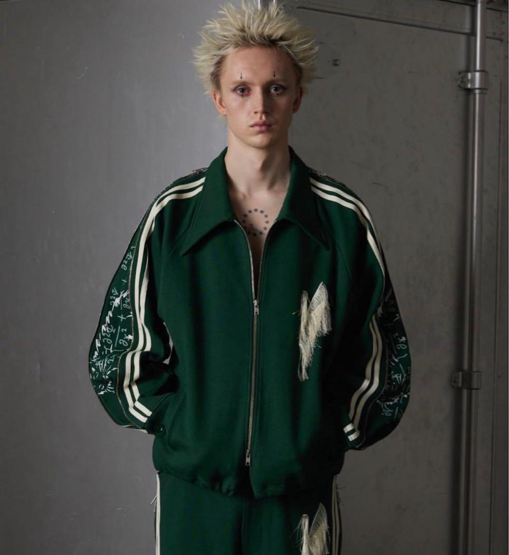 Grancy トラック ジャージ グリーンSサイズ　セットアップ