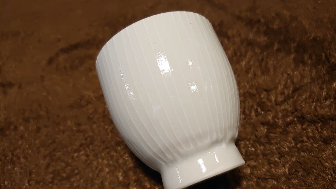 李朝　白磁　高杯　蔵出し　１客