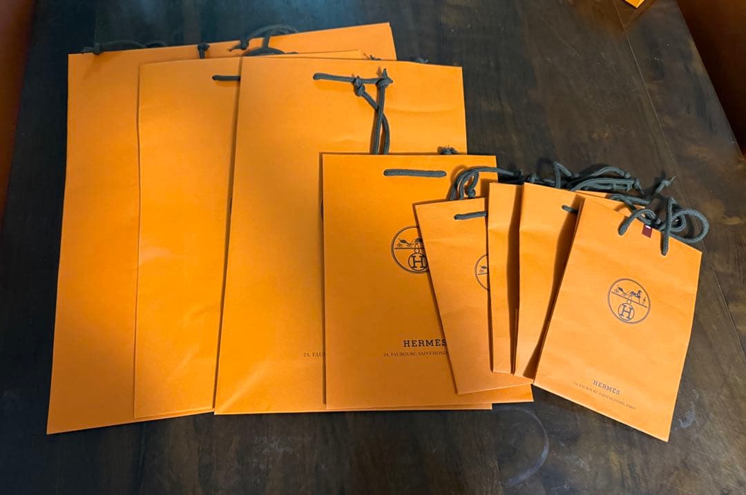 HERMES プレミアム空箱セットバーキン25・ツイリー・財布etc豪華まとめ