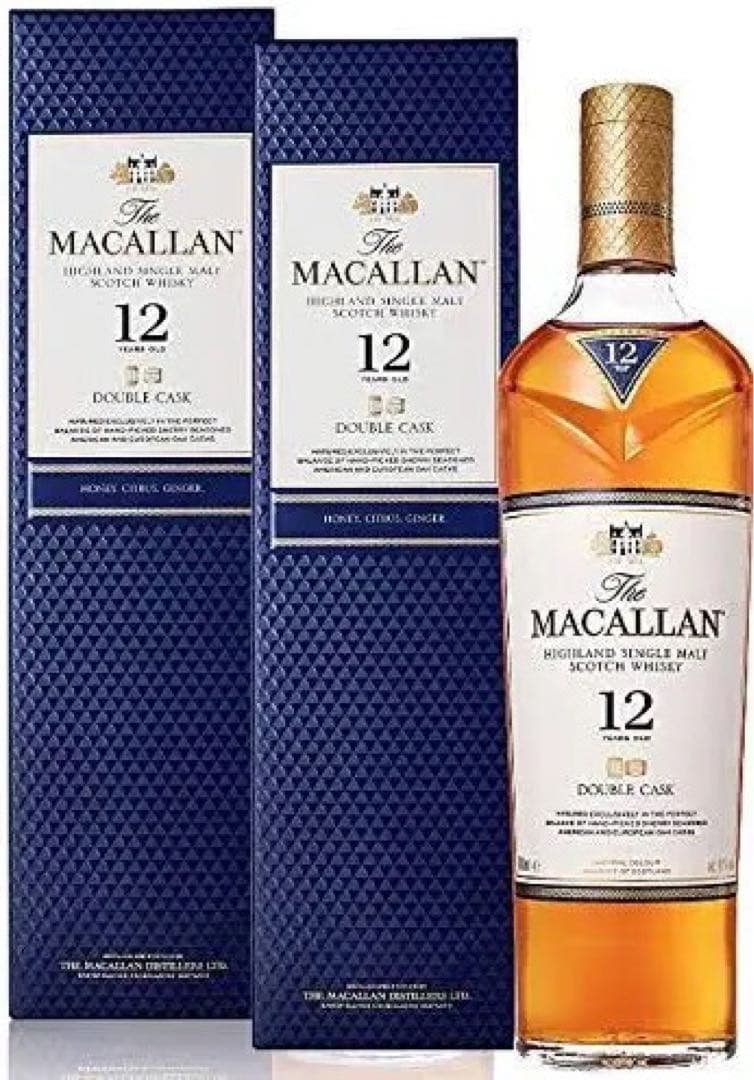 The Macallan 12 Year Old Double Cask 3本