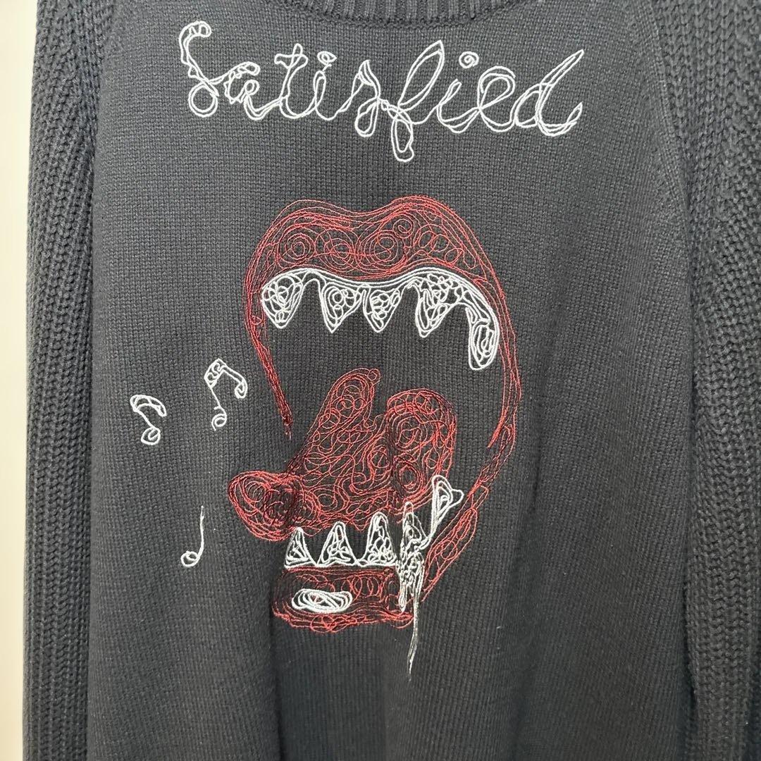 glamb グラム Lips and Song Turtle Knit ブラック