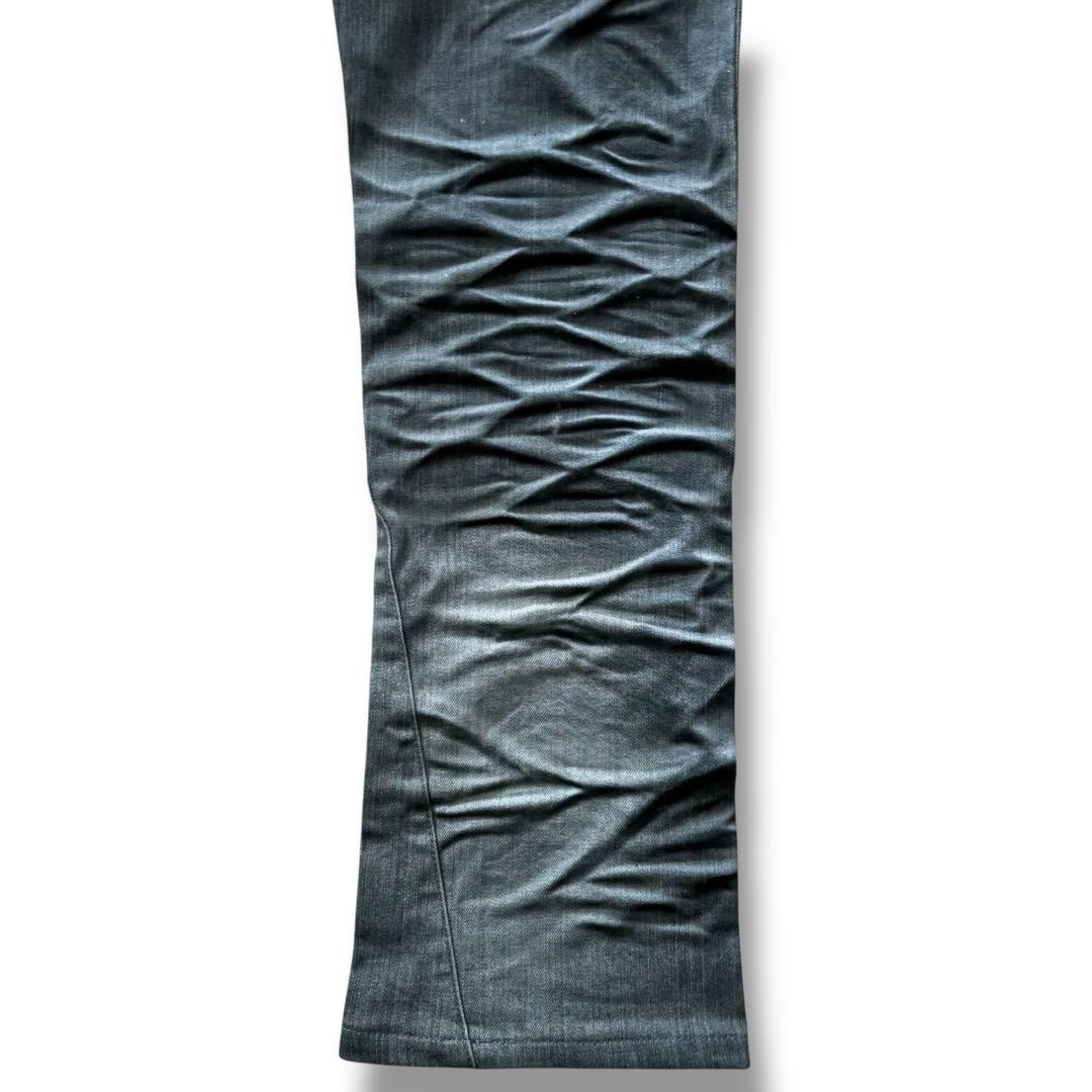 TORNADO MART シューカット デニム グレー L Y2K 立体加工