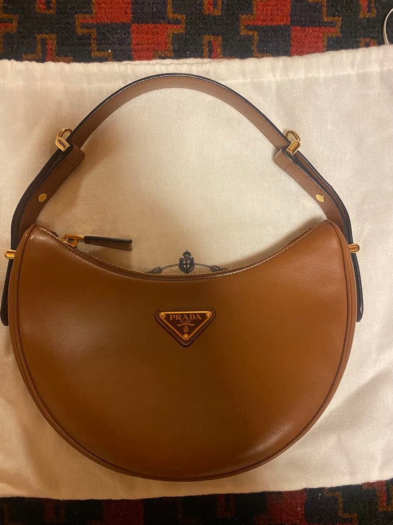 ☆PRADA ブラウンレザー バック☆