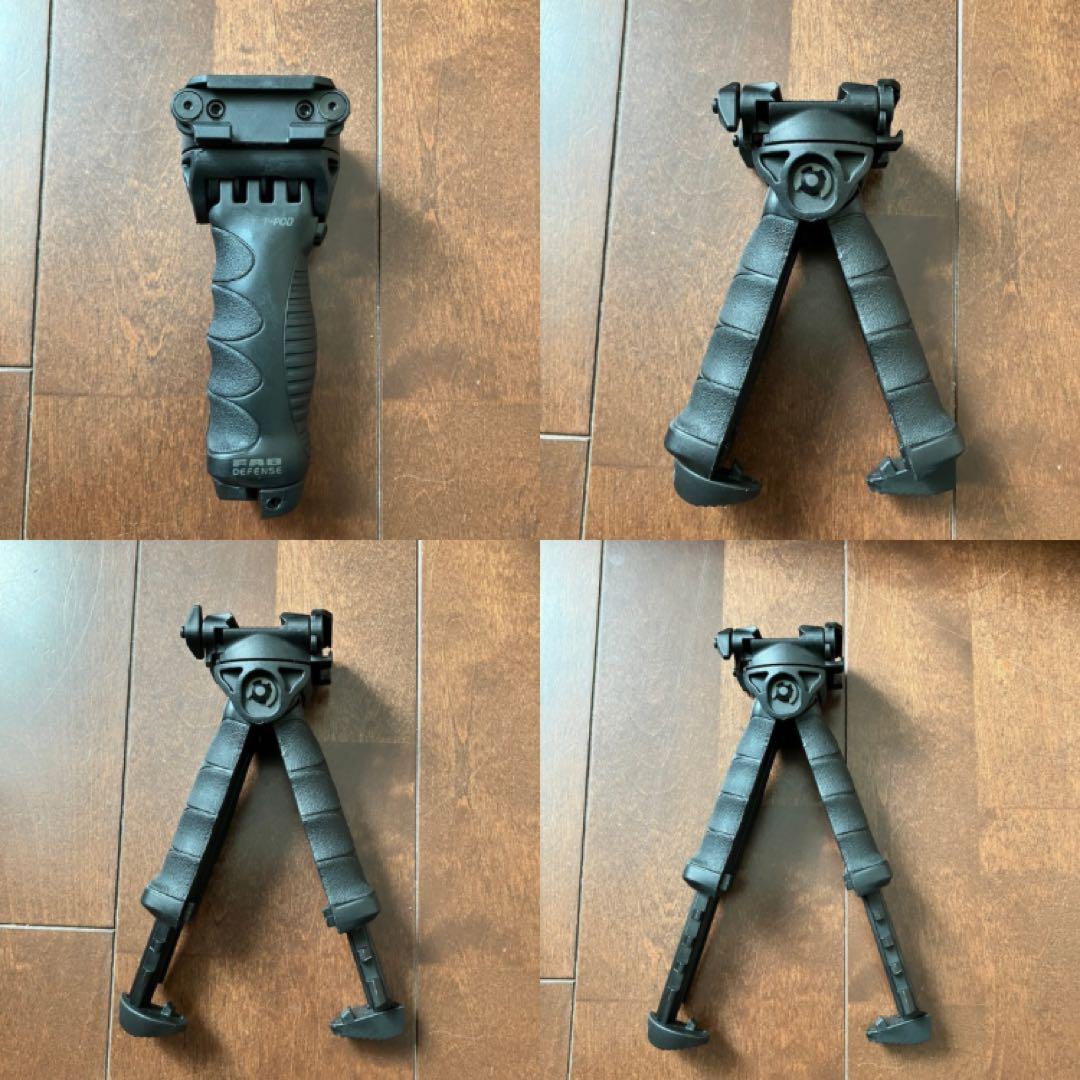 【FAB DEFENSE】 バイポッドグリップ T-POD G2 ブラック