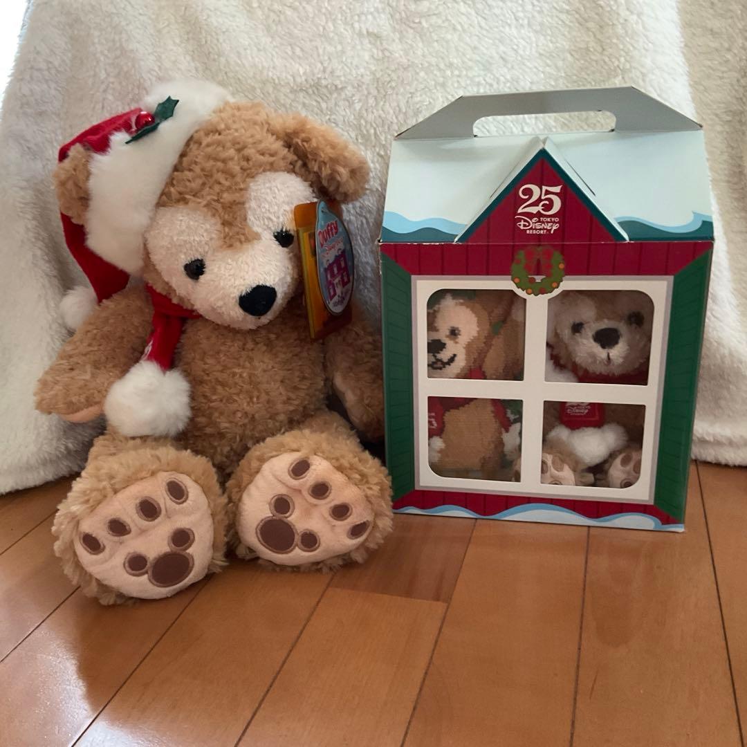 クリスマスダッフィー&ダッフィーぬいぐるみタグ付き&タオルセット