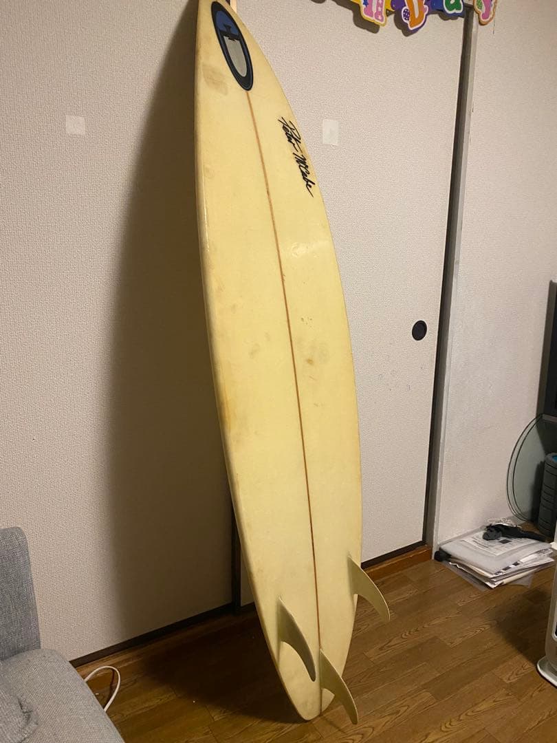 Peter Mel ショートボード クリーム色