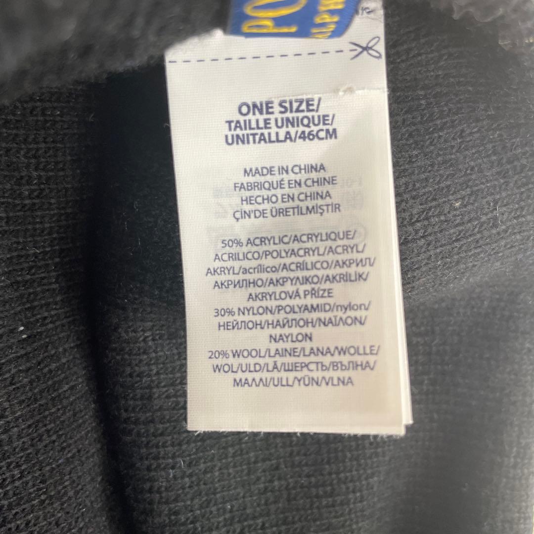 6r783　ポロ　ラルフローレン　ポンポン　ニット帽　ダウンヒル　スキー