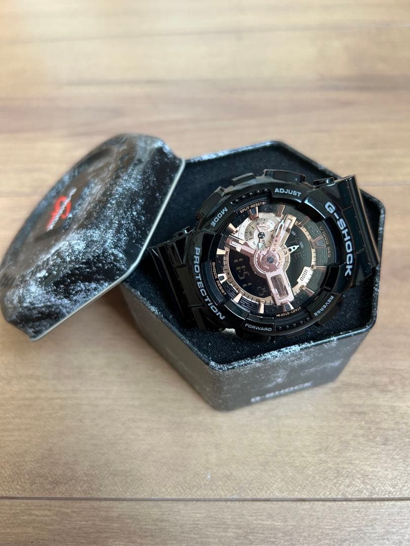 G-SHOCK GA-110 ブラック/ローズゴールド