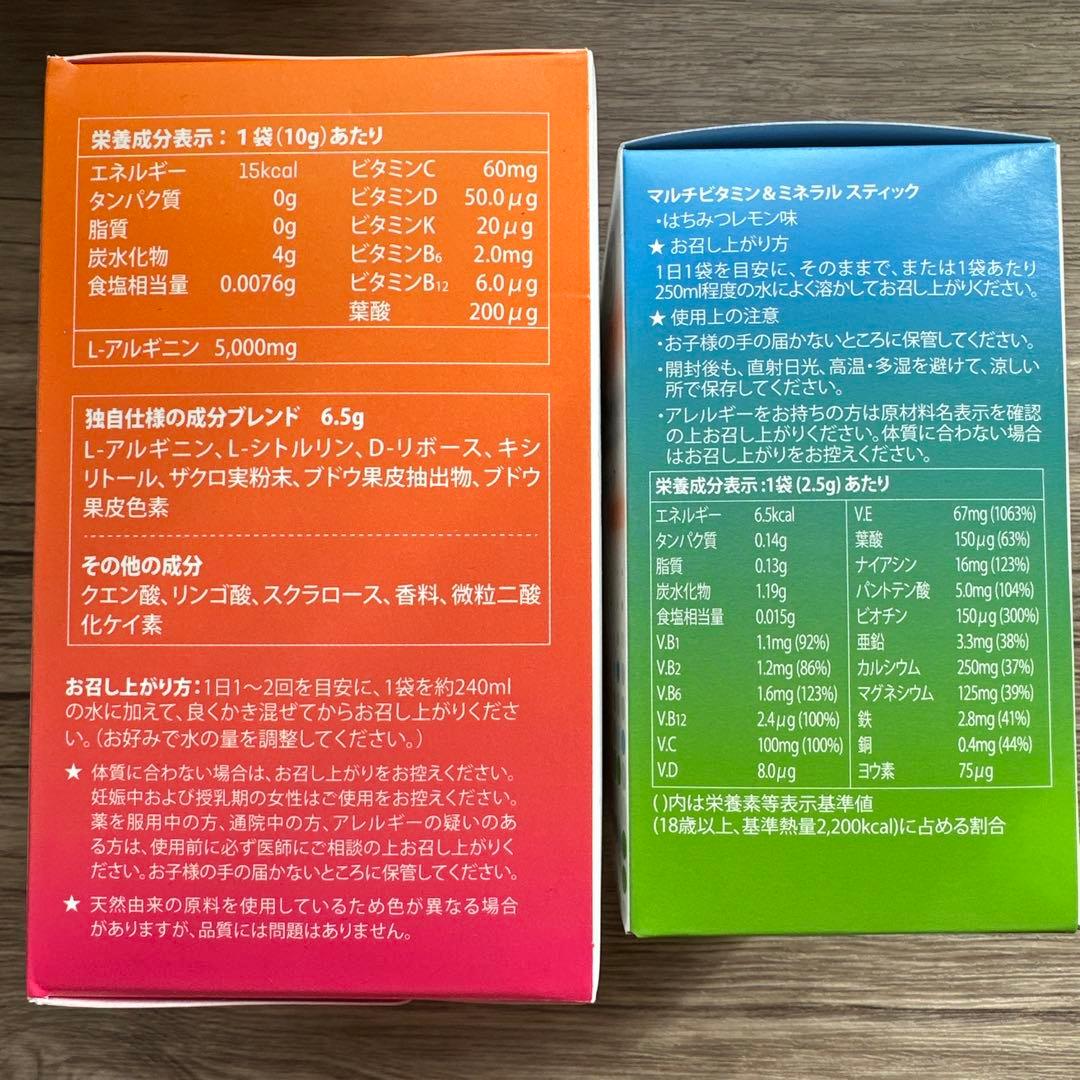 シナジー　プロアルギナイン　マルチビタミン&ミネラル　イージーワンパック