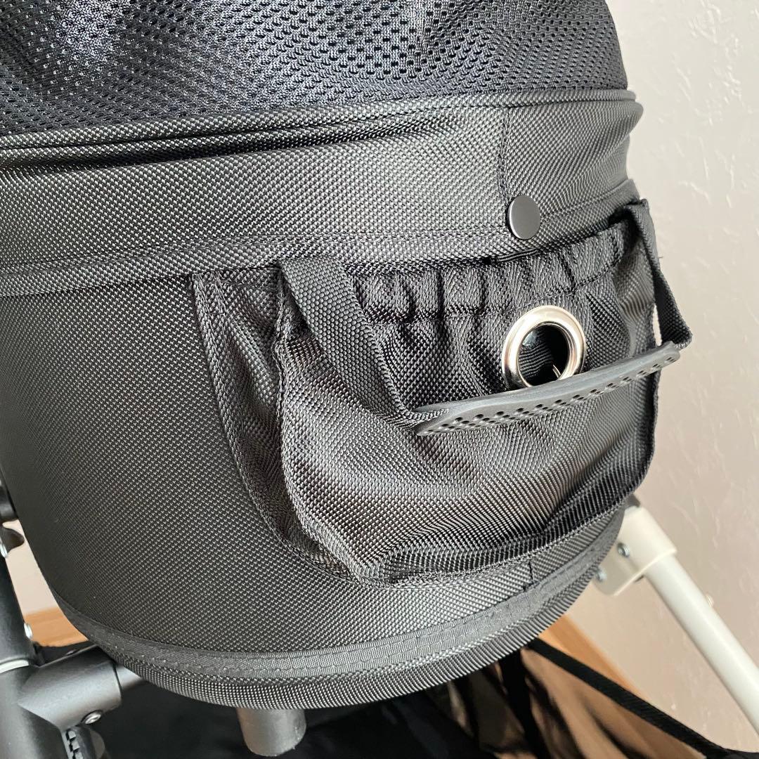 【美品】AIRBUGGY エアバギー ドーム コットのみ ブラック ペットカート