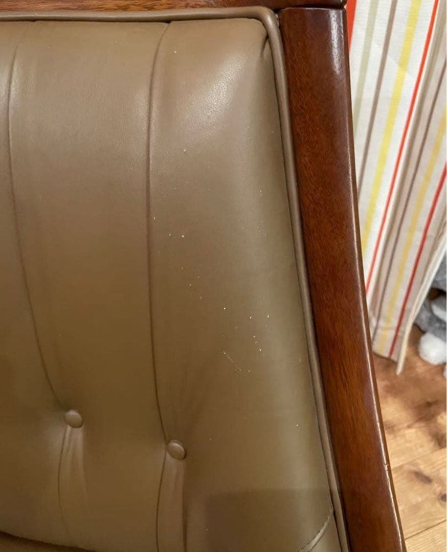 12/29まで　maruni ブラウンレザー アームチェア