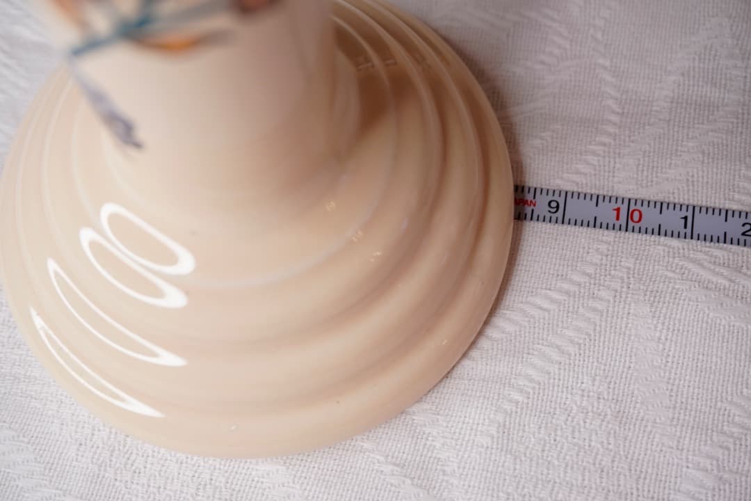 イギリス ヴィンテージ 陶器のキャンドルスタンド ペア