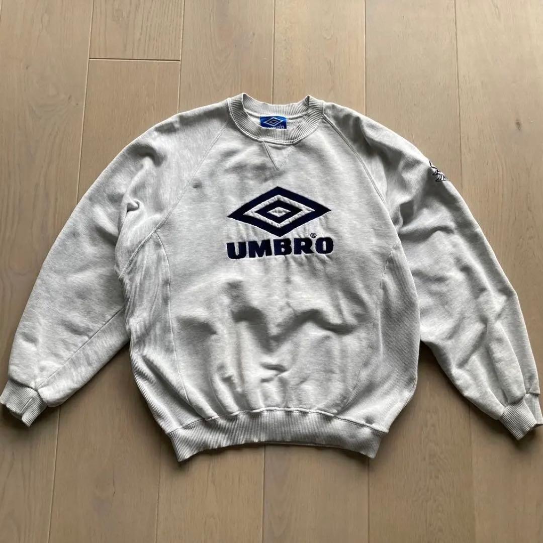 Vintage 90s 青タグ Umbro Gray Sweatshirt