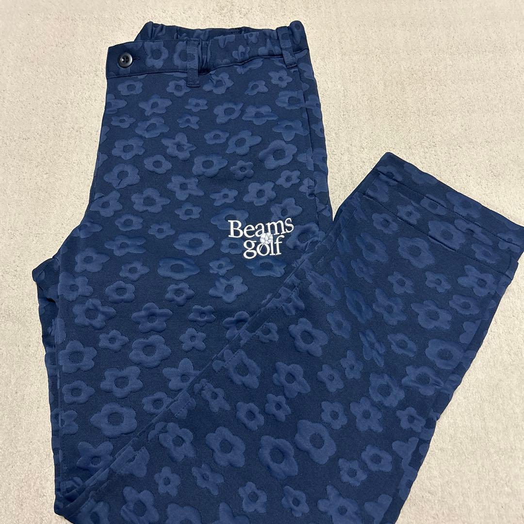新品未使用Beams Golf フラワーパターンパンツ XL 日本製