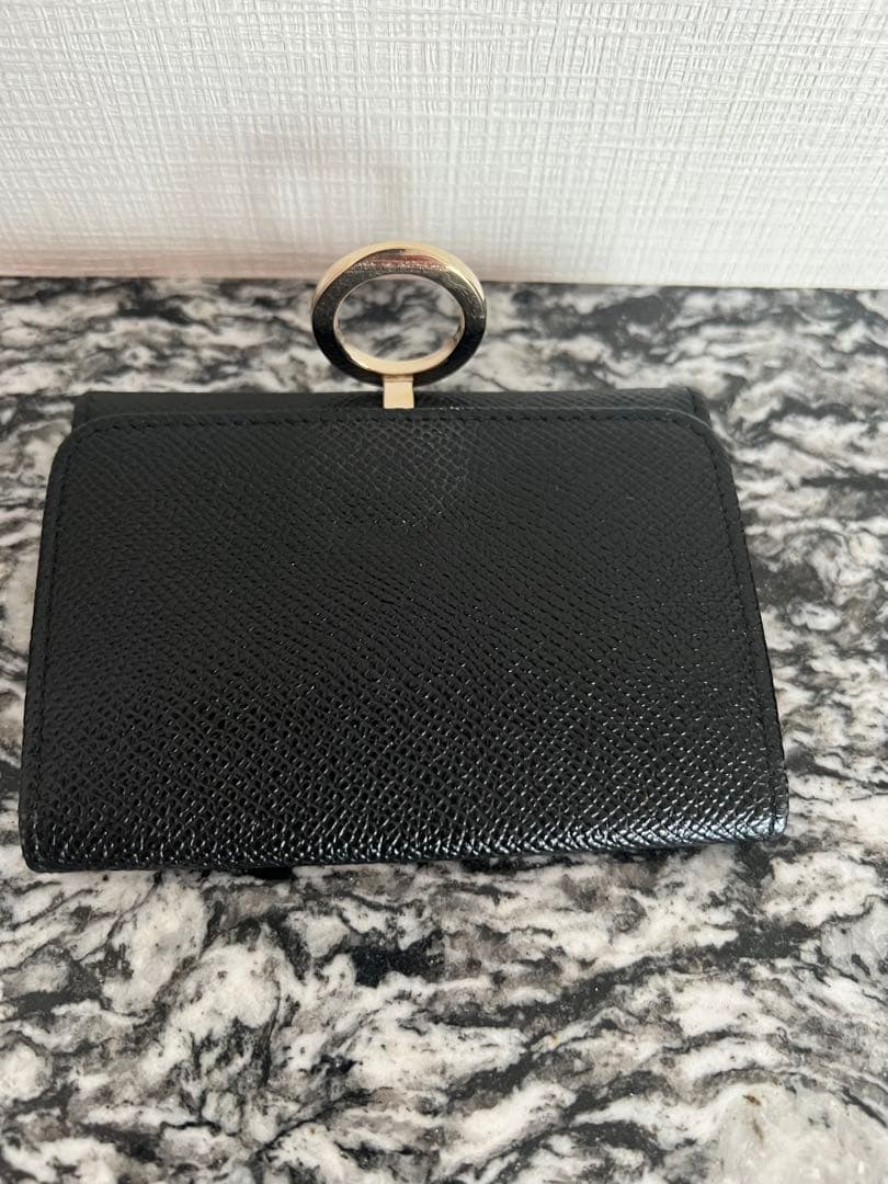BVLGARI ブラックレザー 名刺入れ