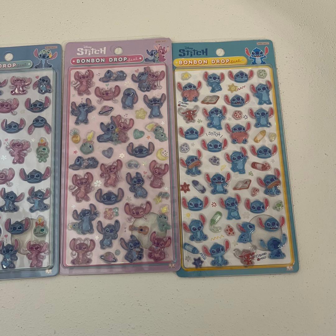 スティッチ ボンボンドロップシール