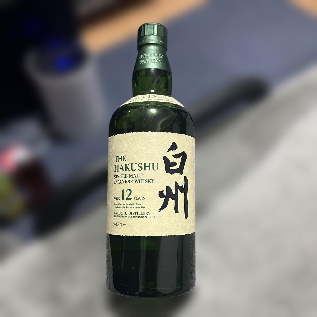 白州 12年 シングルモルトウイスキー（箱無し）