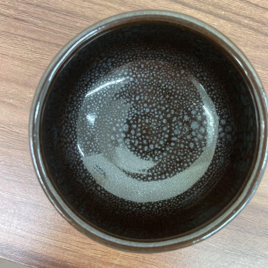 【骨董品】加藤時蔵作 油滴天目 (No.18)