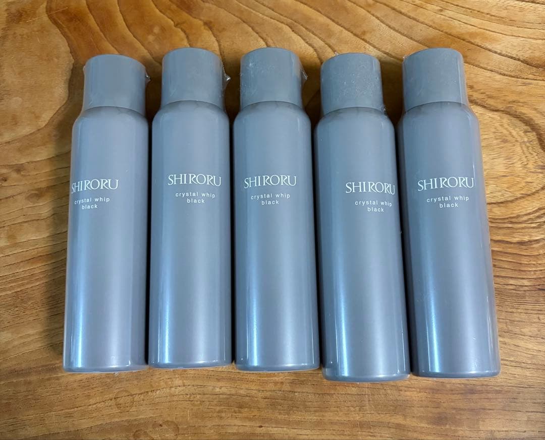 SHIRORU クリスタルホイップ　ブラック5本セット