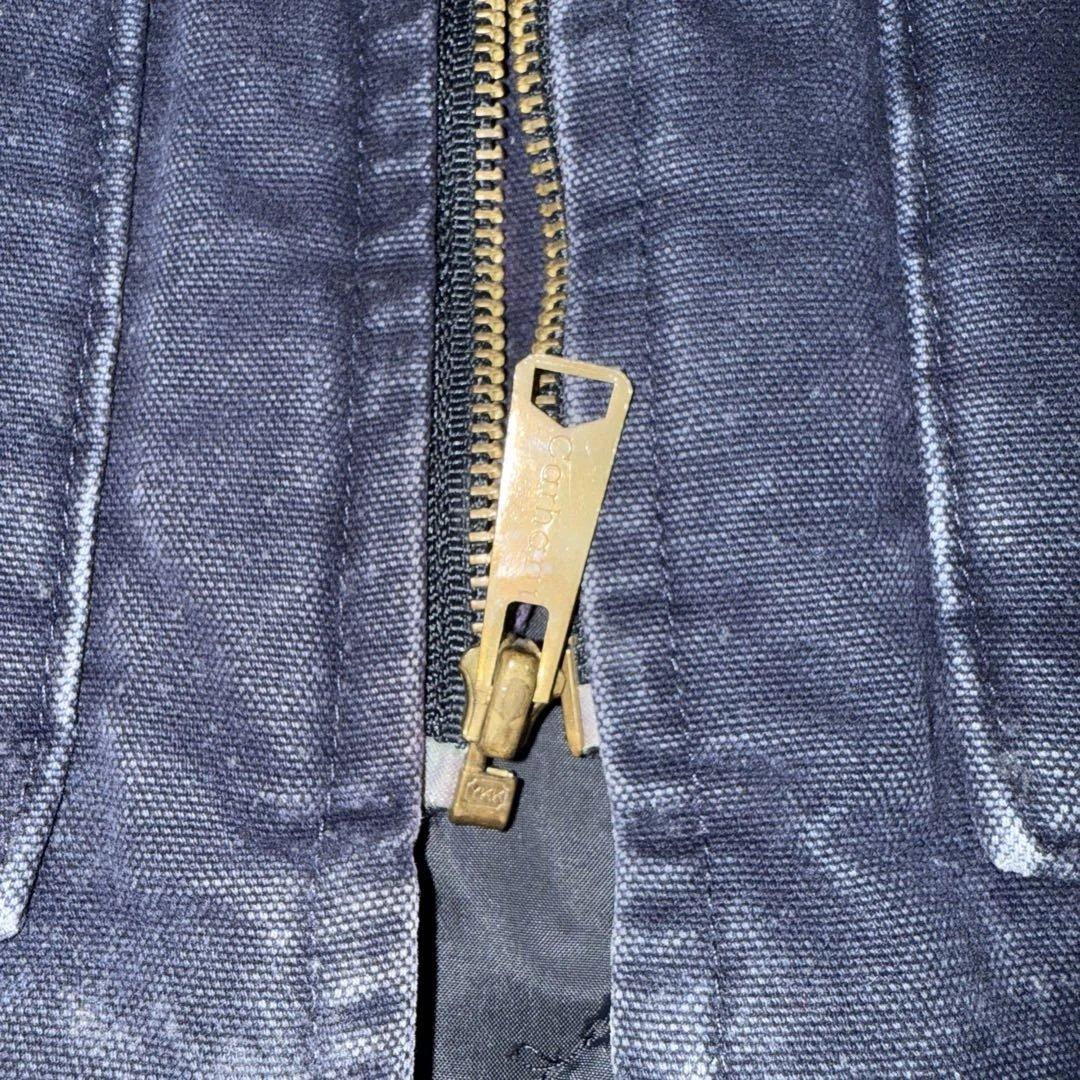 ガチャ様Carhartt カーハート　ダックベスト　企業ロゴ　USA製　XL