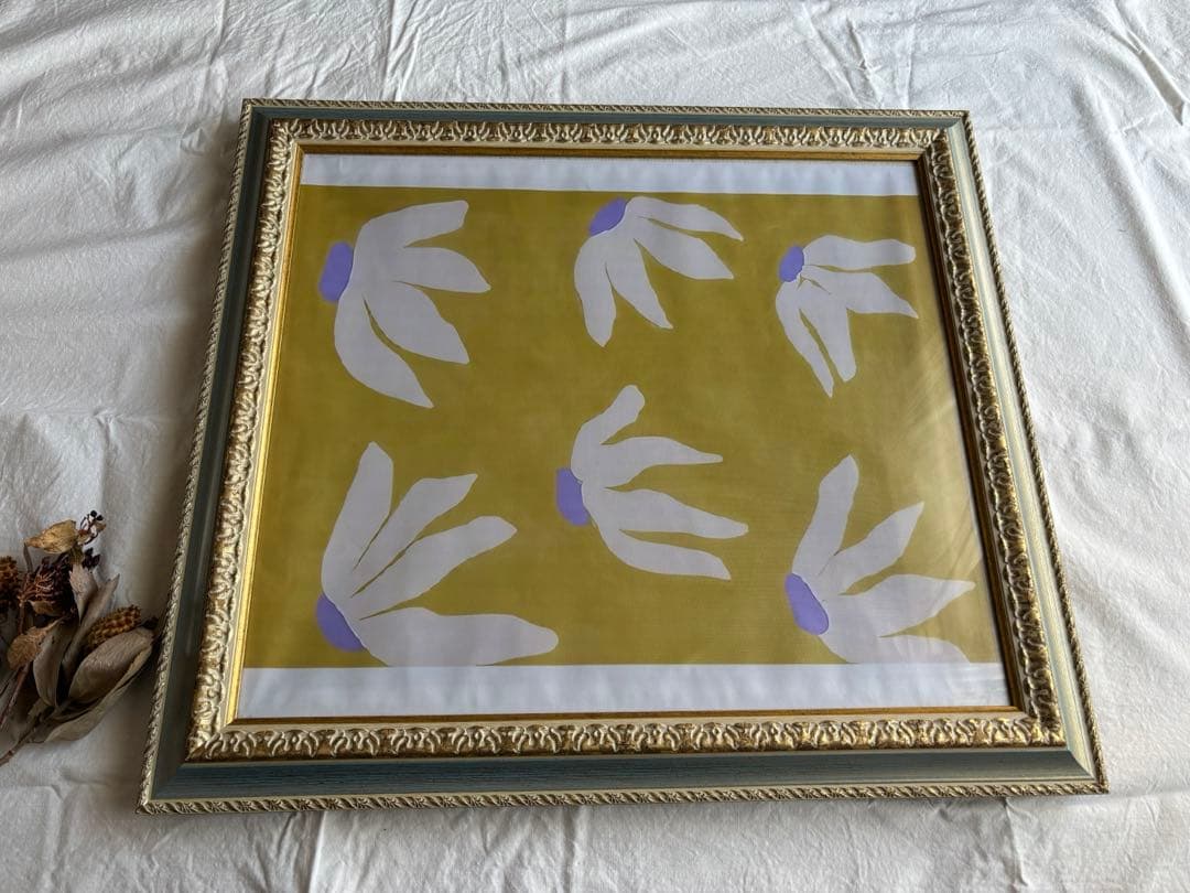 vintage デコラティブ　アートフレーム　額縁　額　ロココ　アールデコ