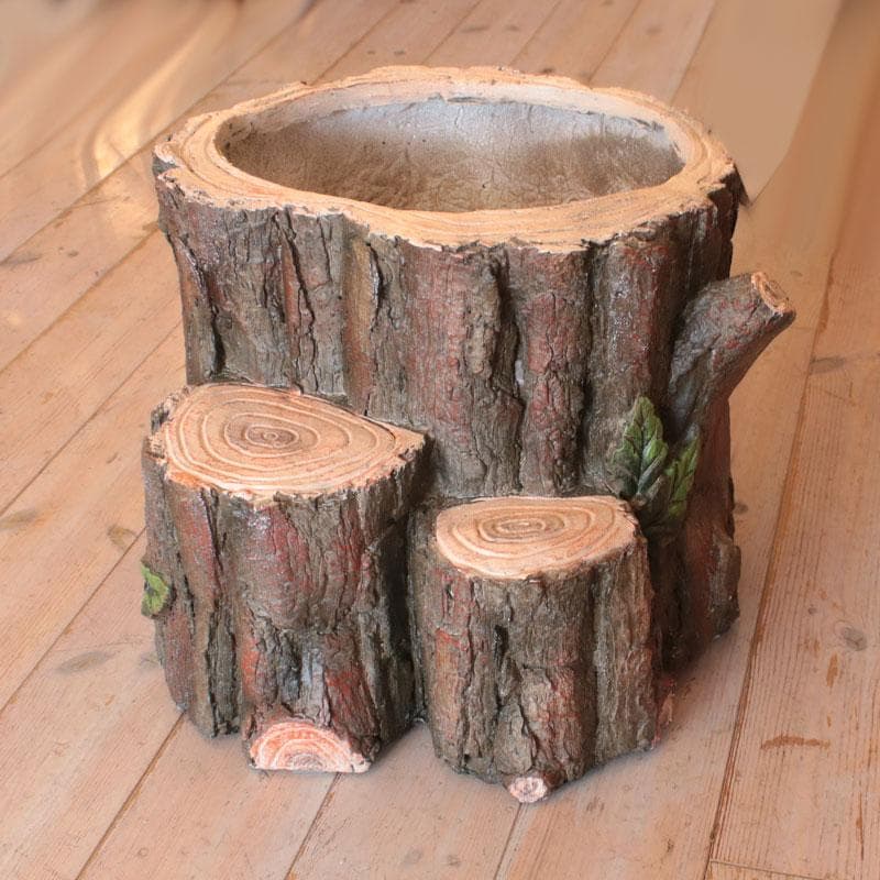 切り株プランター 鉢 植木鉢 園芸 ガーデニング ガーデン 375-255