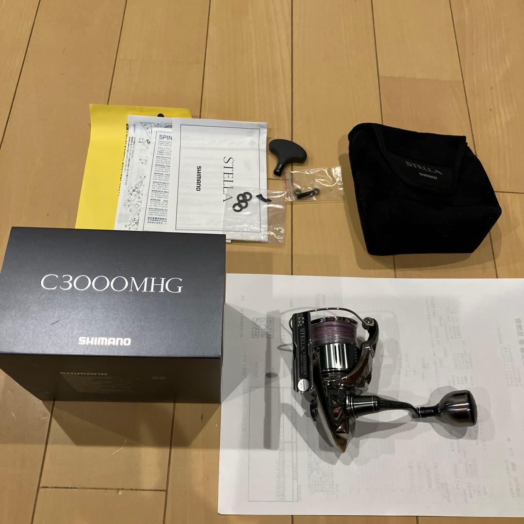 SHIMANO C3000MHG スピニングリール　22ステラ