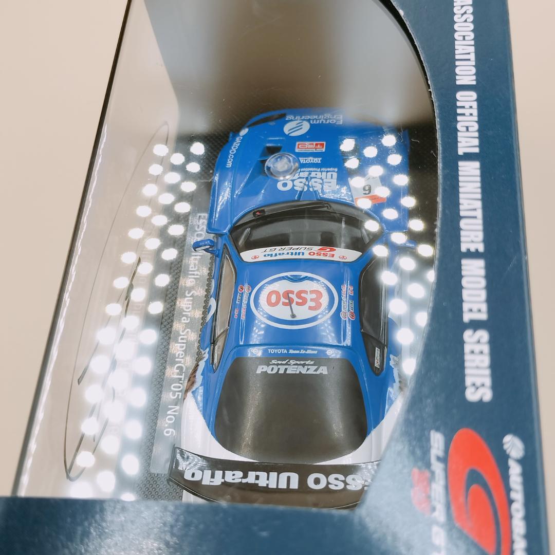 1/43 エブロ スープラ ESSO サイン入り 2005 脇阪寿一 飯田彰