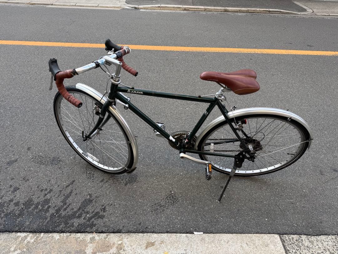 179 自転車 大阪市 【引取り限定】 26インチ 変速付き ロードバイク