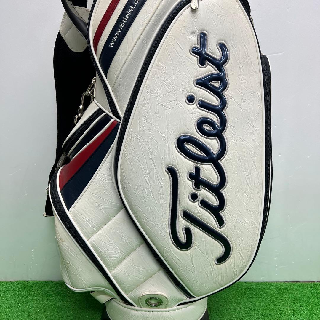 タイトリスト　titleist キャディーバック　8インチ　ホワイト　メンズ