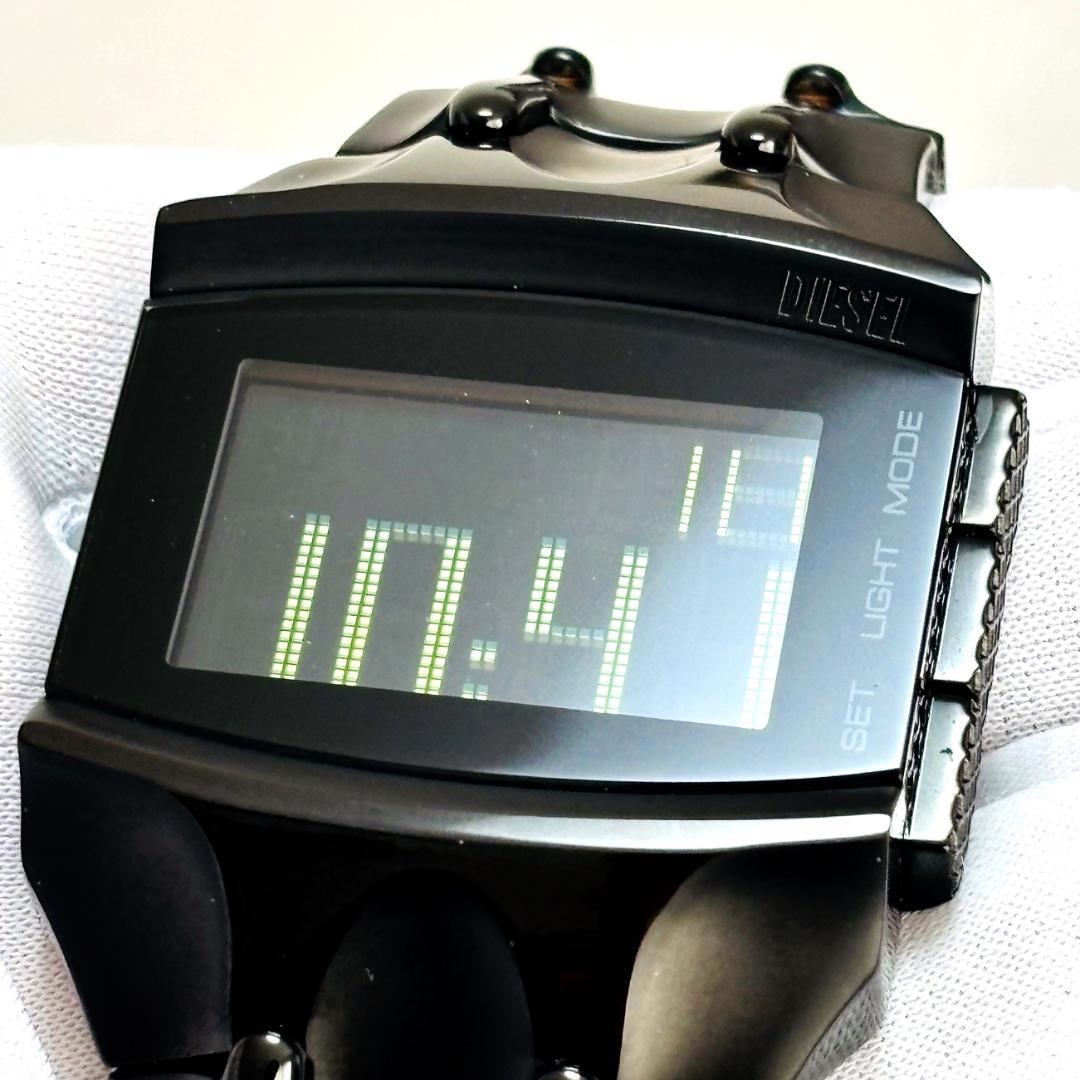 【入手困難】ディーゼル DZ2156 腕時計 ブラック 電波時計 【1-D-①】
