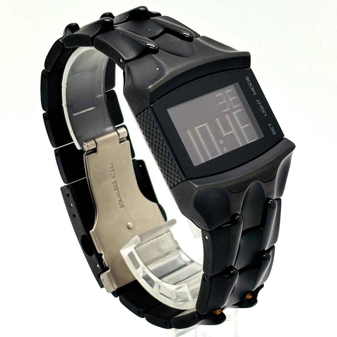 【入手困難】ディーゼル DZ2156 腕時計 ブラック 電波時計 【1-D-①】