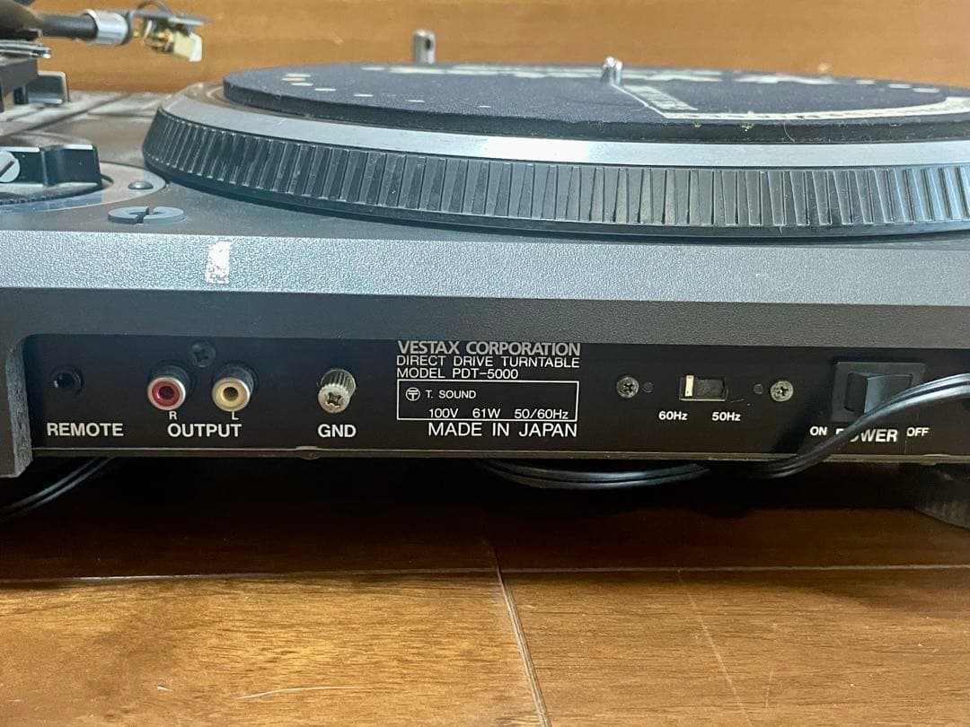 Vestax PDT-5000 ターンテーブル ジャンク品