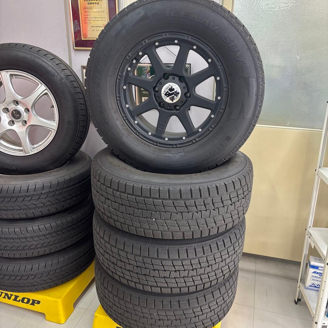 グッドイヤーICENAVI 265/65R17タイヤ・ホイルセット大阪引取りのみ