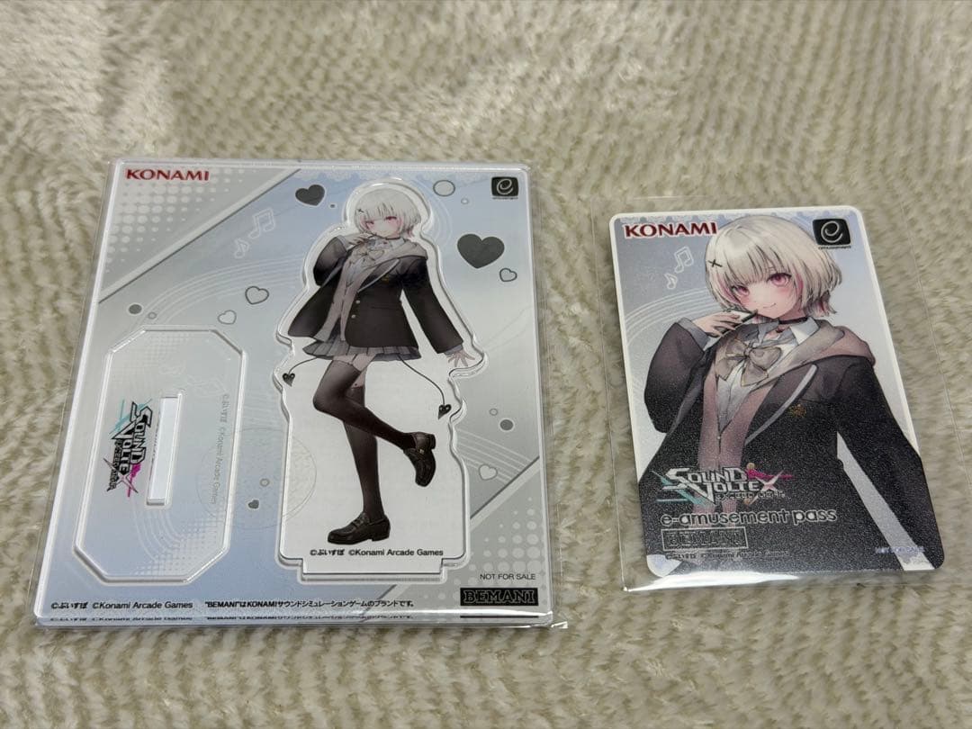 空澄セナ× SDVX e-amusement pass カード・アクリルスタンド