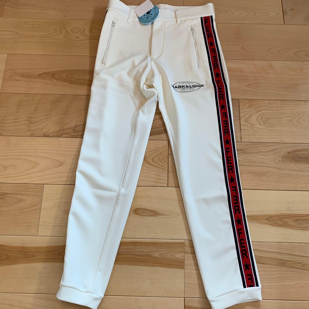 MARK&LONA ジップアップジャケット パンツセット　ホワイト