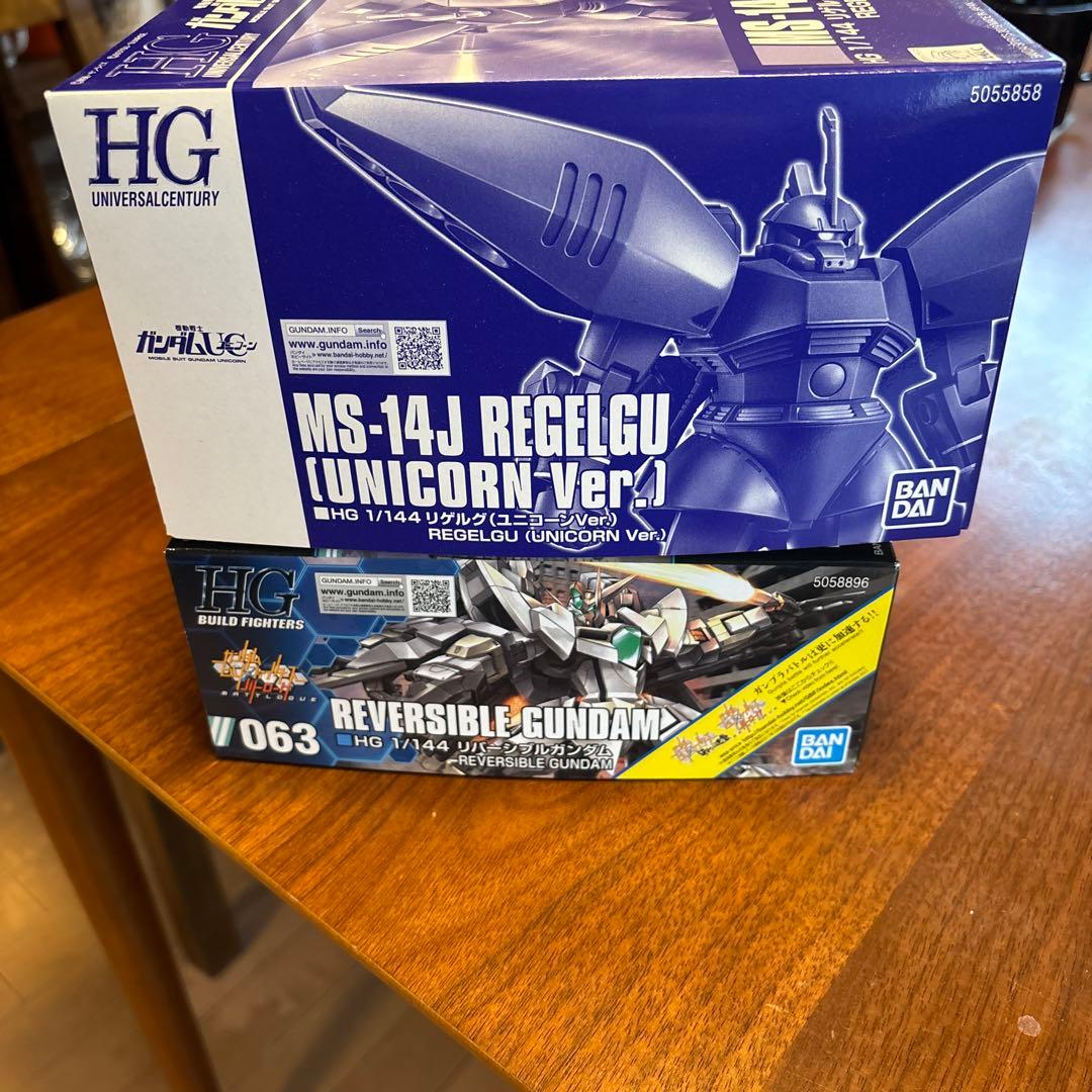 HG リゲルグ（ユニコーンver.）&リバーシブルガンダム ほか