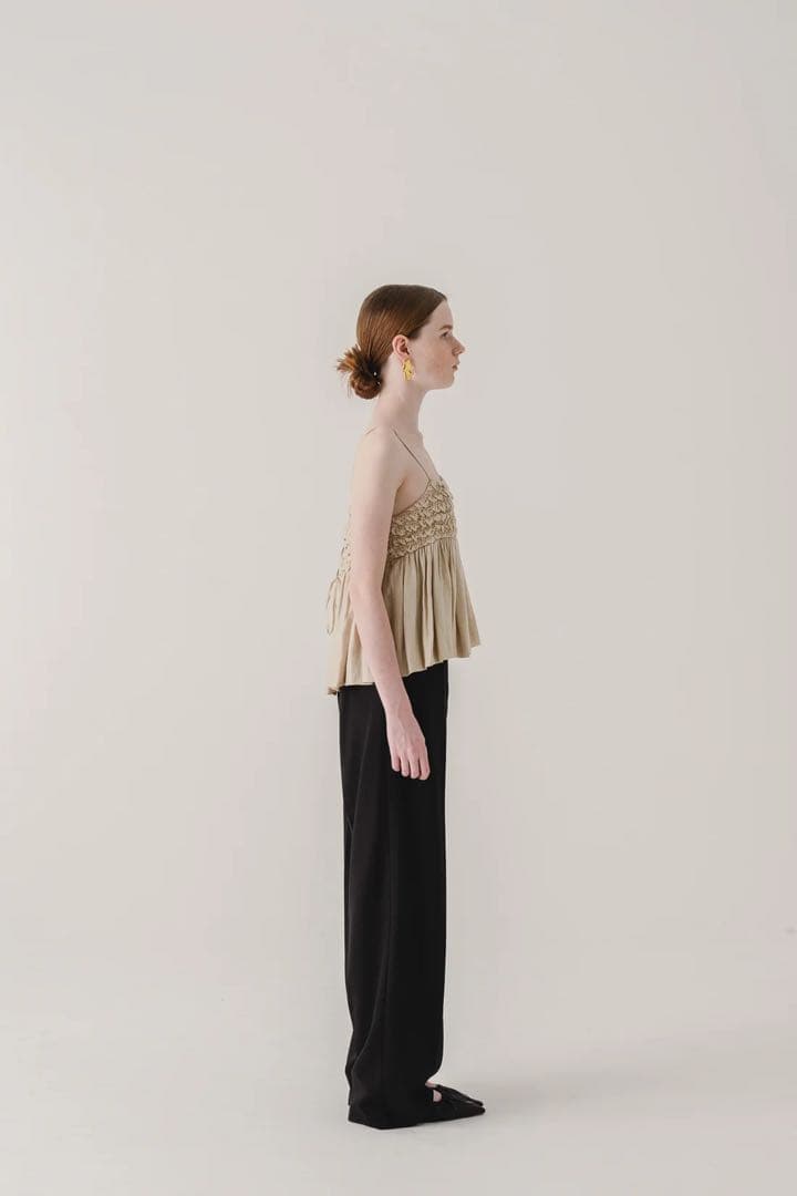 【Eaphi】 RANDOM SHIRRING 2WAY BUSTIER