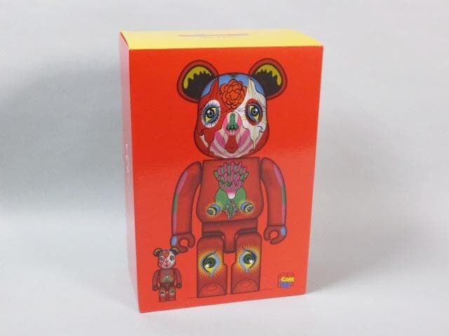 現代美術 田名網敬一『100% & 400%MEDICOM TOY赤』0127B